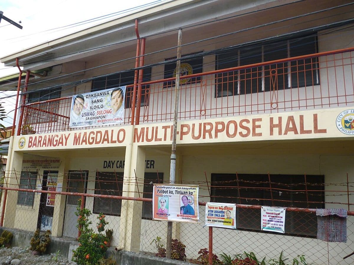 Barangay Magdalo Multi-Purpose Hall, Iloilo City — a Philippine barangay hall façade